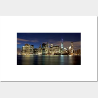 Manhattan Skyline Posters and Art